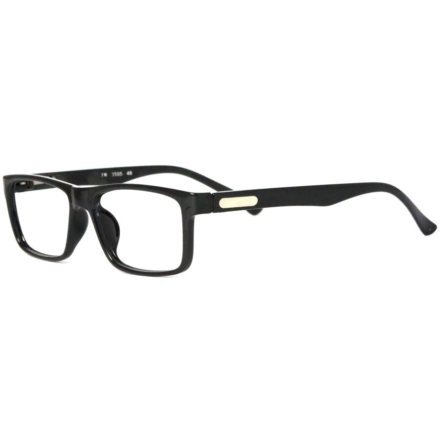 Rectangle Black Frame Eyeglasses