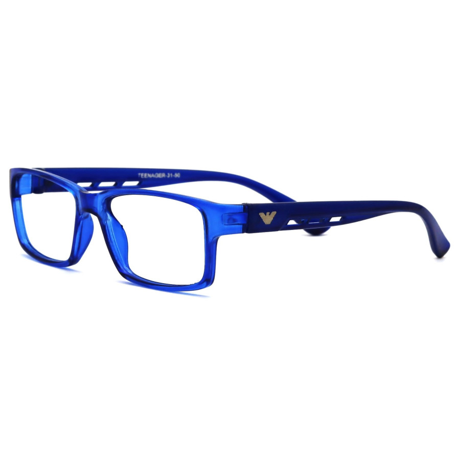 Rectangle Dual Color Frame Eyeglasses