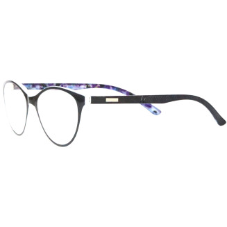 Women Cat Eye Dual Color Frame Eyeglasses
