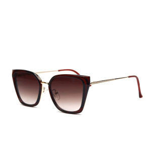 Gorgeous Women's Brown Glass Golden Frame Sunglasses