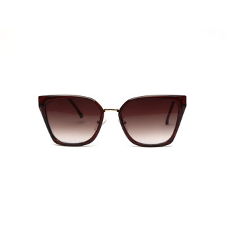 Gorgeous Women's Brown Glass Golden Frame Sunglasses
