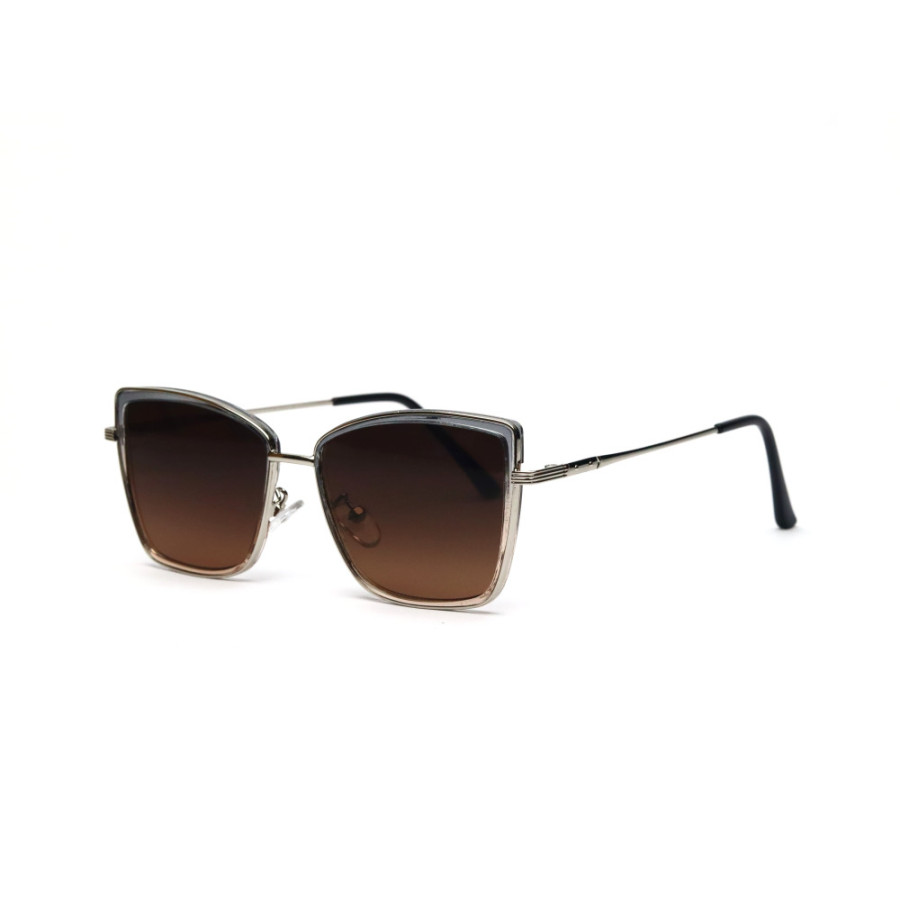 Gorgeous Women's Brown Glass Golden Frame Sunglasses